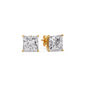 Princess Cut Diamond Stud Earring Fascinating Diamonds