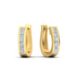 Channel Set Huggie Hoop Earring Fascinating Diamonds