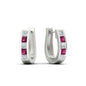 Channel Set Huggie Hoop Earring Fascinating Diamonds