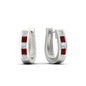 Channel Set Huggie Hoop Earring Fascinating Diamonds