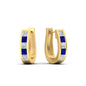 Channel Set Huggie Hoop Earring Fascinating Diamonds