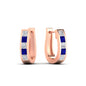 Channel Set Huggie Hoop Earring Fascinating Diamonds