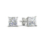 Princess Cut Diamond Stud Earring Fascinating Diamonds