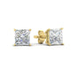 Princess Cut Diamond Stud Earring Fascinating Diamonds
