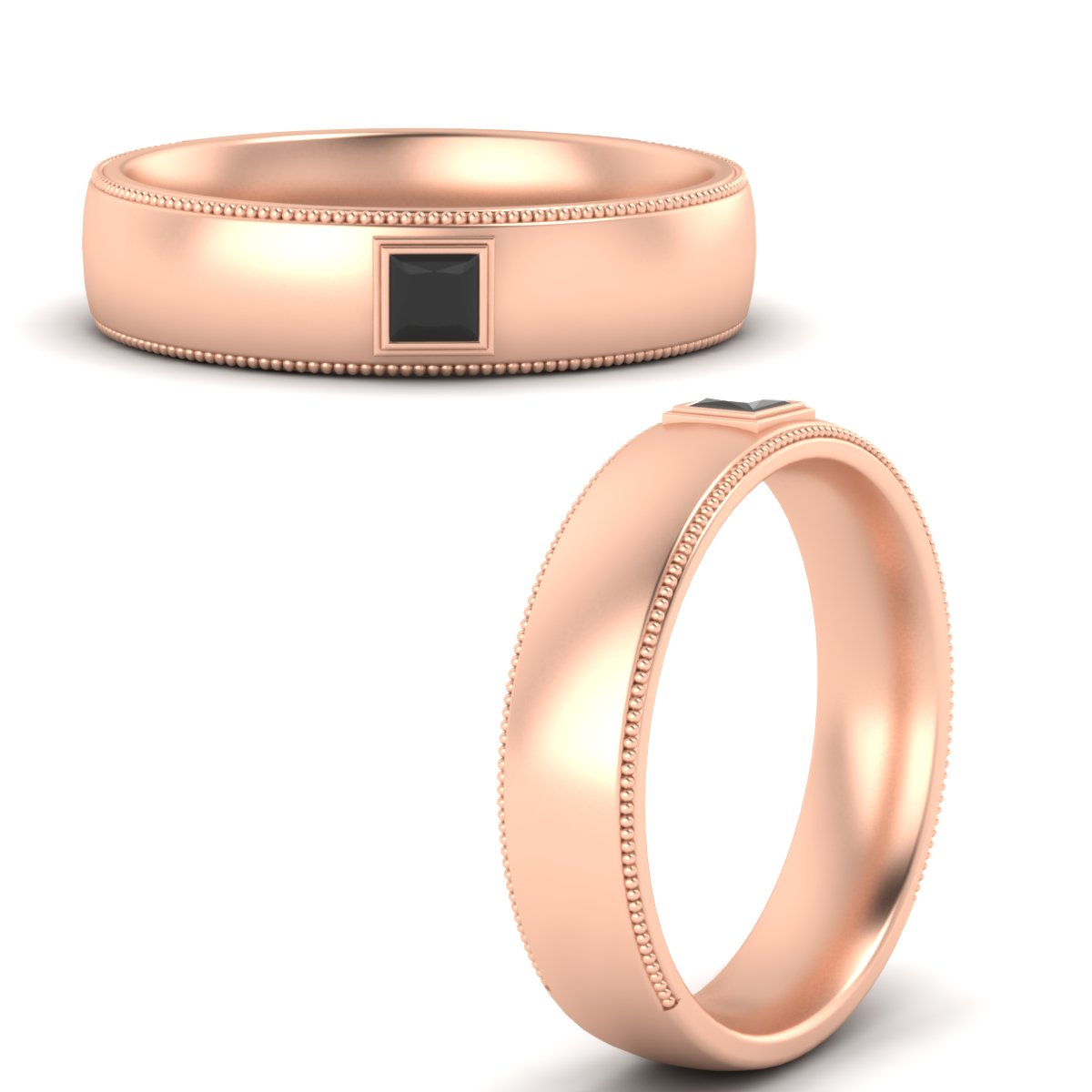 Princess Cut Mens Comfort Fit Promise Ring Fascinating Diamonds