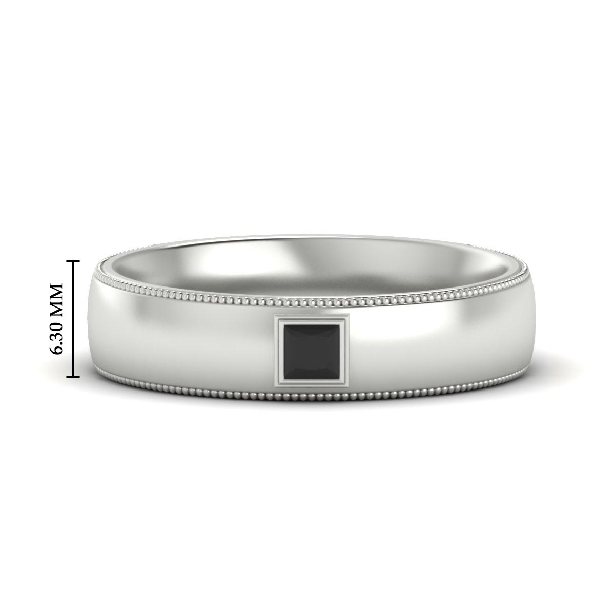 Princess Cut Mens Comfort Fit Promise Ring Fascinating Diamonds