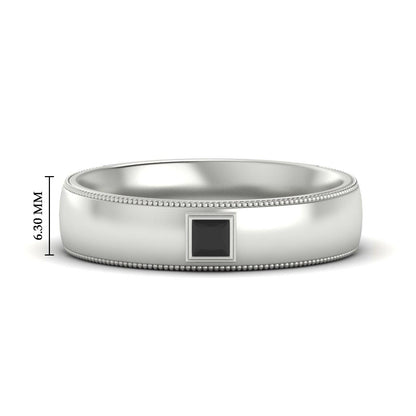Princess Cut Mens Comfort Fit Promise Ring Fascinating Diamonds
