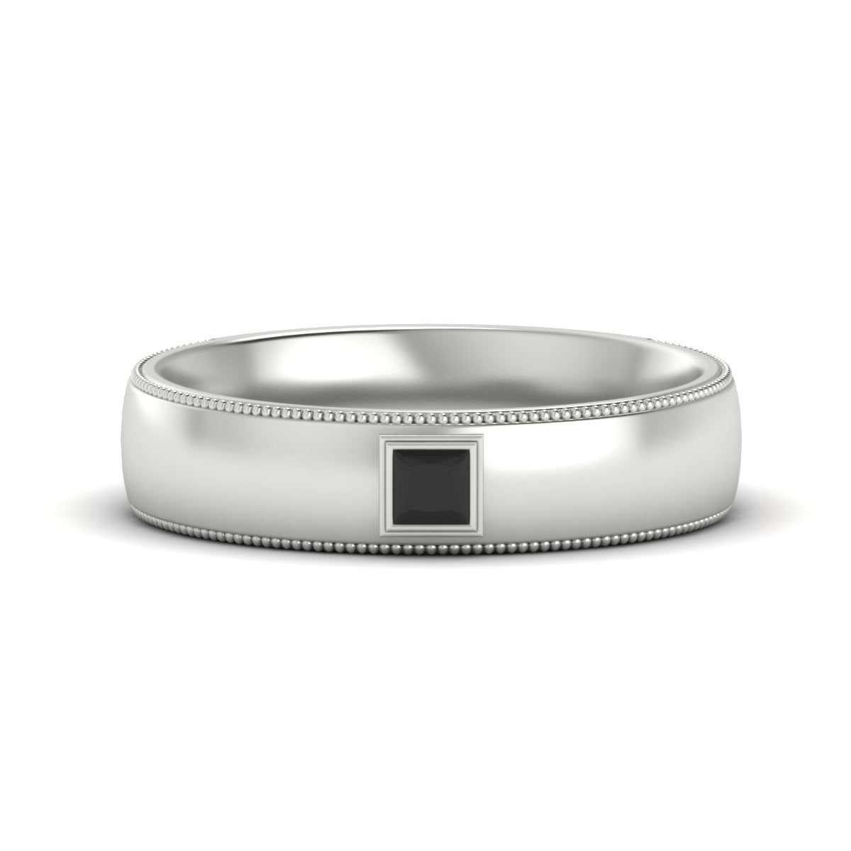 Princess Cut Mens Comfort Fit Promise Ring Fascinating Diamonds