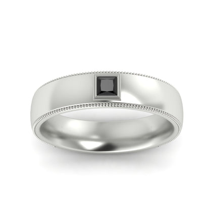 Princess Cut Mens Comfort Fit Promise Ring Fascinating Diamonds