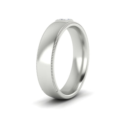 Princess Cut Mens Comfort Fit Promise Ring Fascinating Diamonds