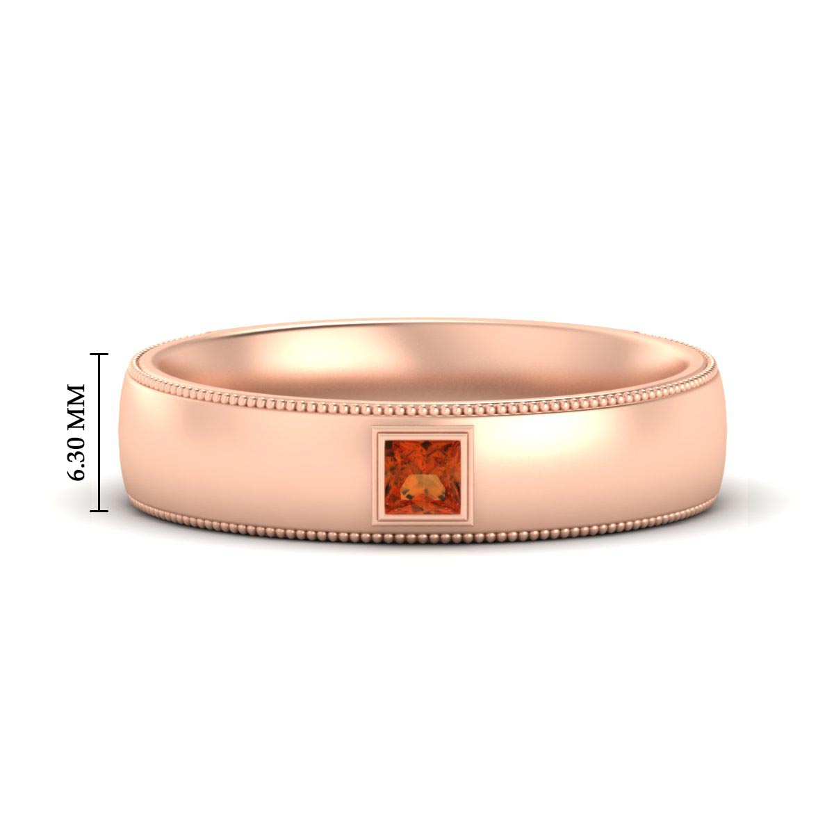Princess Cut Mens Comfort Fit Promise Ring Fascinating Diamonds