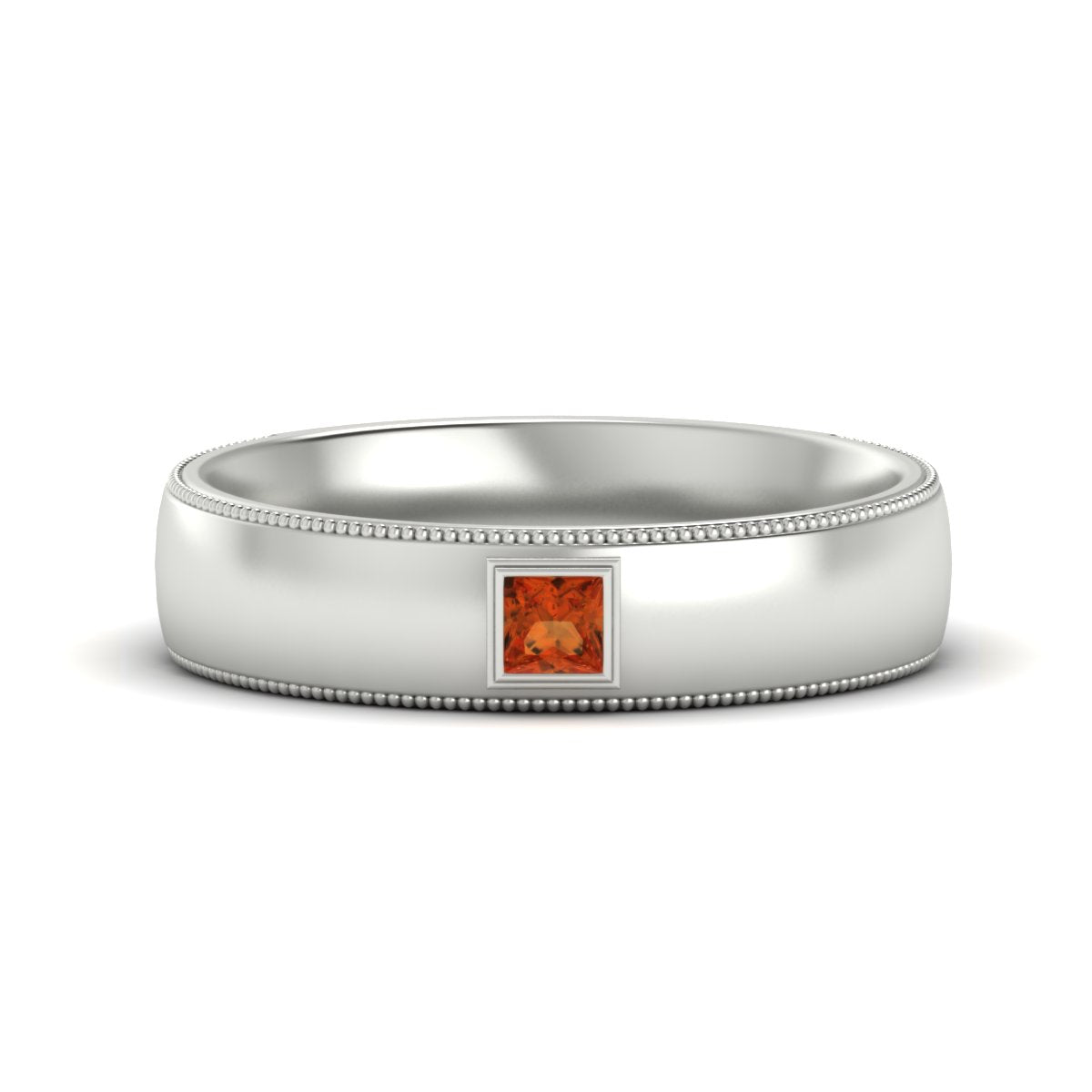 Princess Cut Mens Comfort Fit Promise Ring Fascinating Diamonds