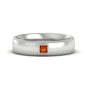 Princess Cut Mens Comfort Fit Promise Ring Fascinating Diamonds
