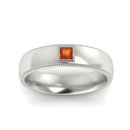 Princess Cut Mens Comfort Fit Promise Ring Fascinating Diamonds