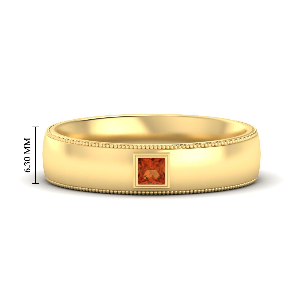 Princess Cut Mens Comfort Fit Promise Ring Fascinating Diamonds