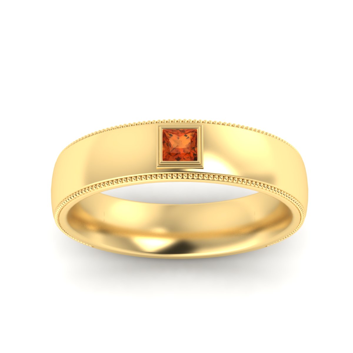 Princess Cut Mens Comfort Fit Promise Ring Fascinating Diamonds