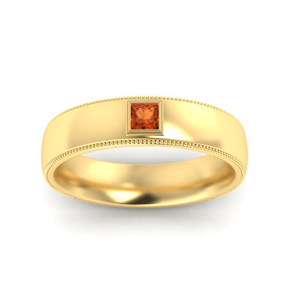 Princess Cut Mens Comfort Fit Promise Ring Fascinating Diamonds