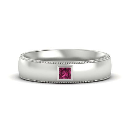Princess Cut Mens Comfort Fit Promise Ring Fascinating Diamonds