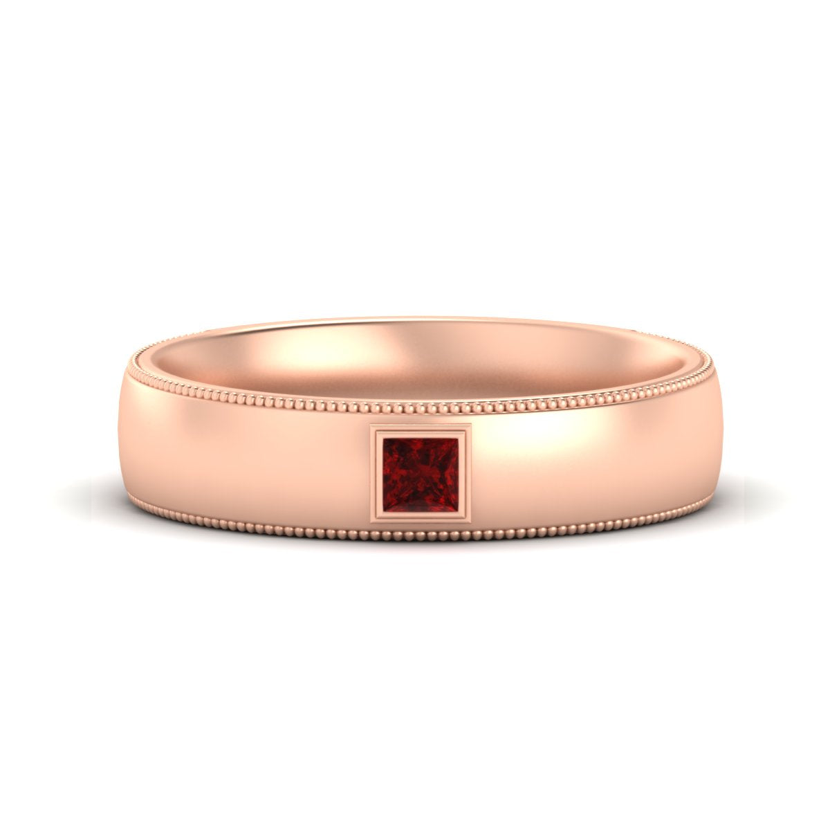Princess Cut Mens Comfort Fit Promise Ring Fascinating Diamonds