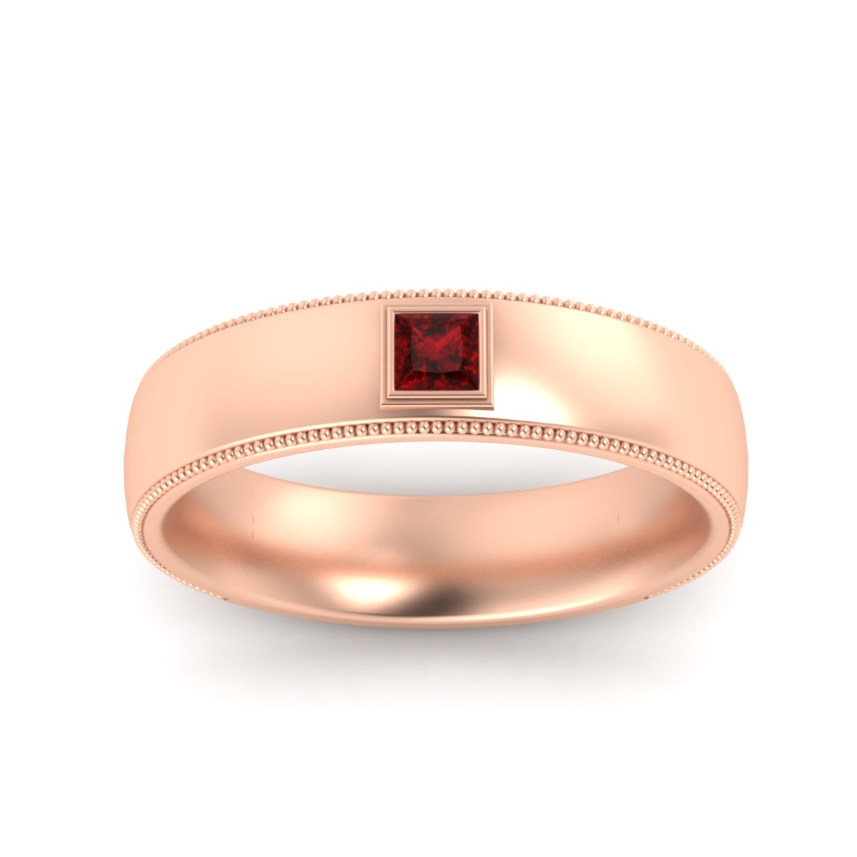 Princess Cut Mens Comfort Fit Promise Ring Fascinating Diamonds