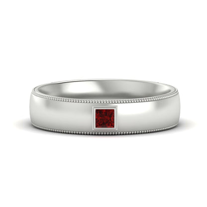 Princess Cut Mens Comfort Fit Promise Ring Fascinating Diamonds