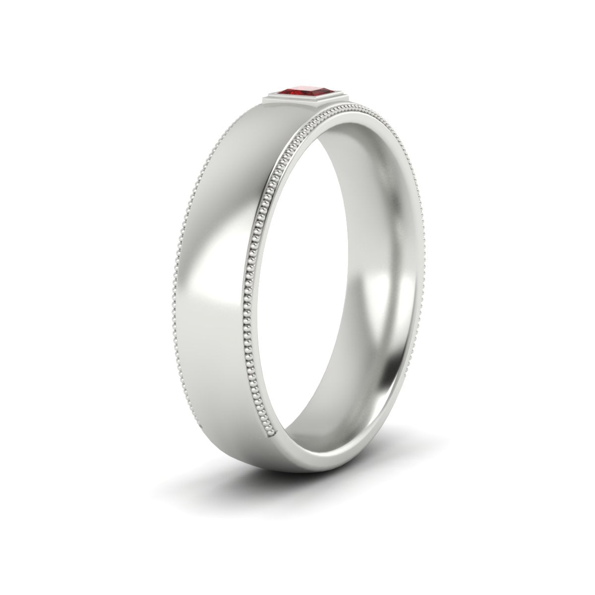 Princess Cut Mens Comfort Fit Promise Ring Fascinating Diamonds