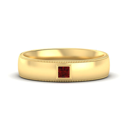 Princess Cut Mens Comfort Fit Promise Ring Fascinating Diamonds