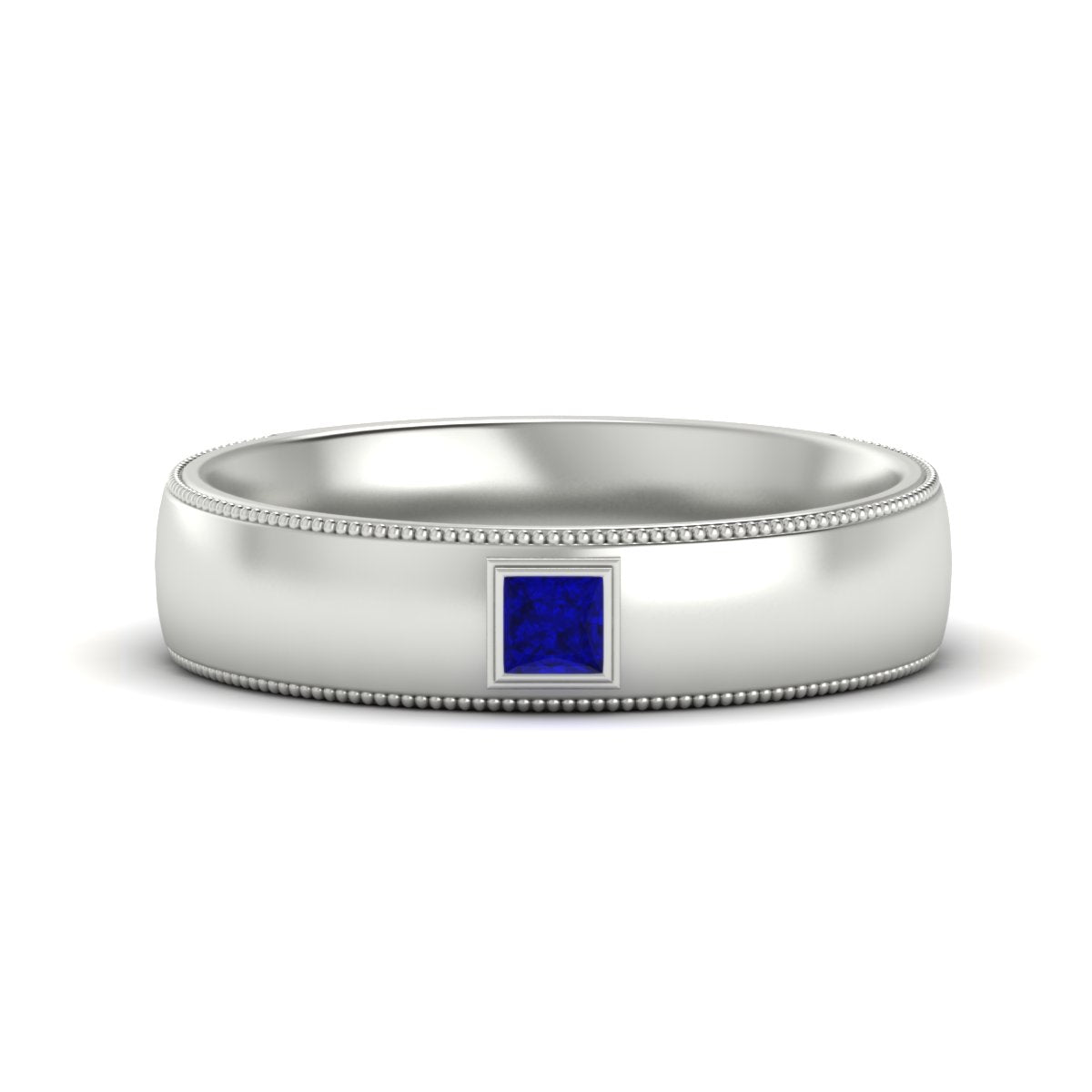 Princess Cut Mens Comfort Fit Promise Ring Fascinating Diamonds