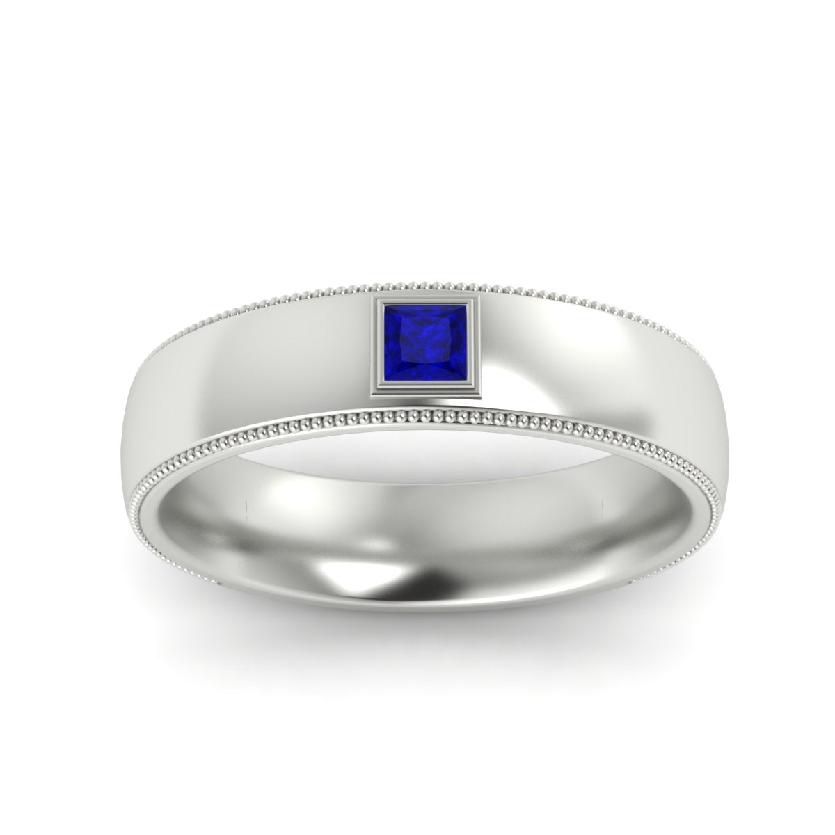 Princess Cut Mens Comfort Fit Promise Ring Fascinating Diamonds