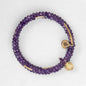 Prism - Amethyst Horseshoe Coin Equestrian Bracelet Urban-Equestrian