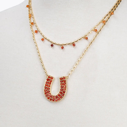 Prism - Linea Carnelian Equestrian Earring Urban-Equestrian
