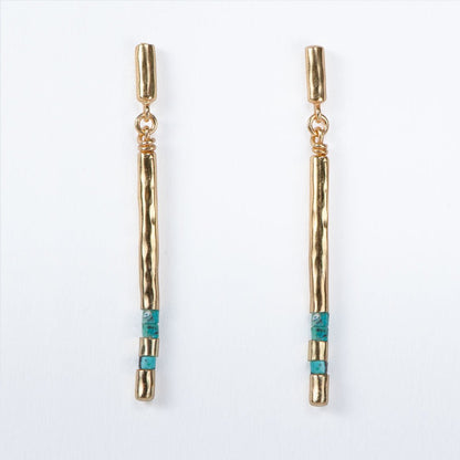 Prism - Linea Turquoise Equestrian Earring Urban-Equestrian