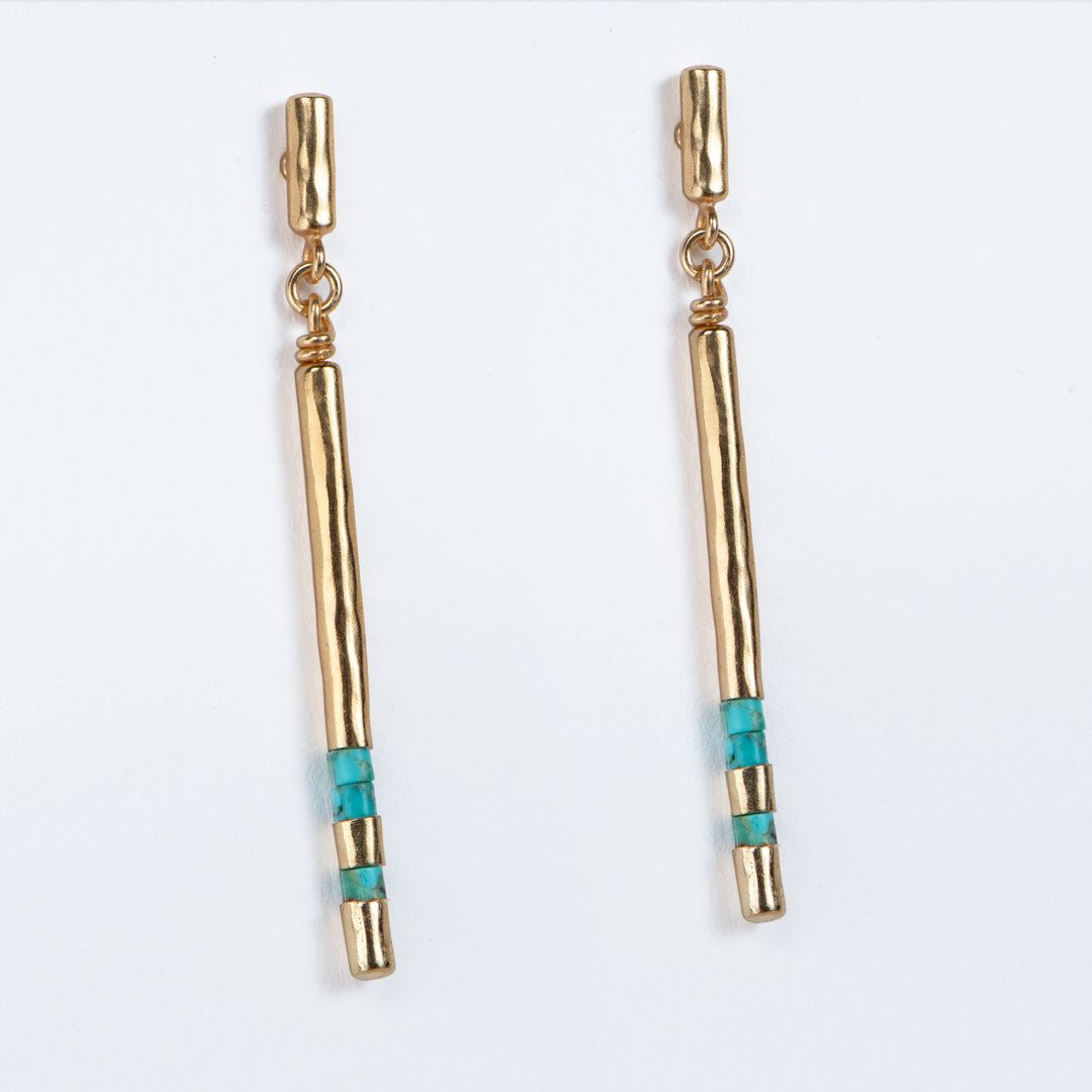 Prism - Linea Turquoise Equestrian Earring Urban-Equestrian