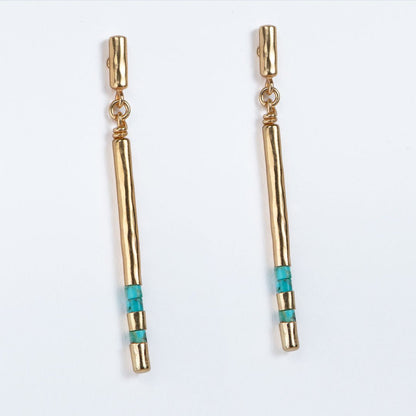 Prism - Linea Turquoise Equestrian Earring Urban-Equestrian