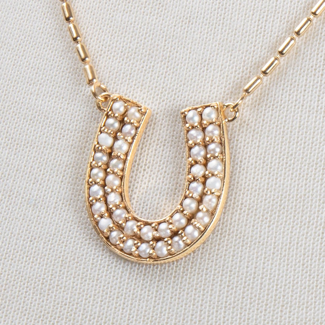 Prism - Pearl Equestrian Horseshoe Necklace & Choker Urban-Equestrian