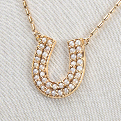 Prism - Pearl Equestrian Horseshoe Necklace & Choker Urban-Equestrian