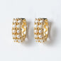 Prism - Pearl Pave Horseshoe Earring Urban-Equestrian