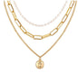 Gold Plated Necklaces Choker for Women,