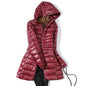 Long Down Jacket 7XL Plus size Women Winter Ultra Light Down Jacket Women With Hooded Down Coat-2