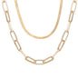 Gold Plated Necklaces Choker for Women,