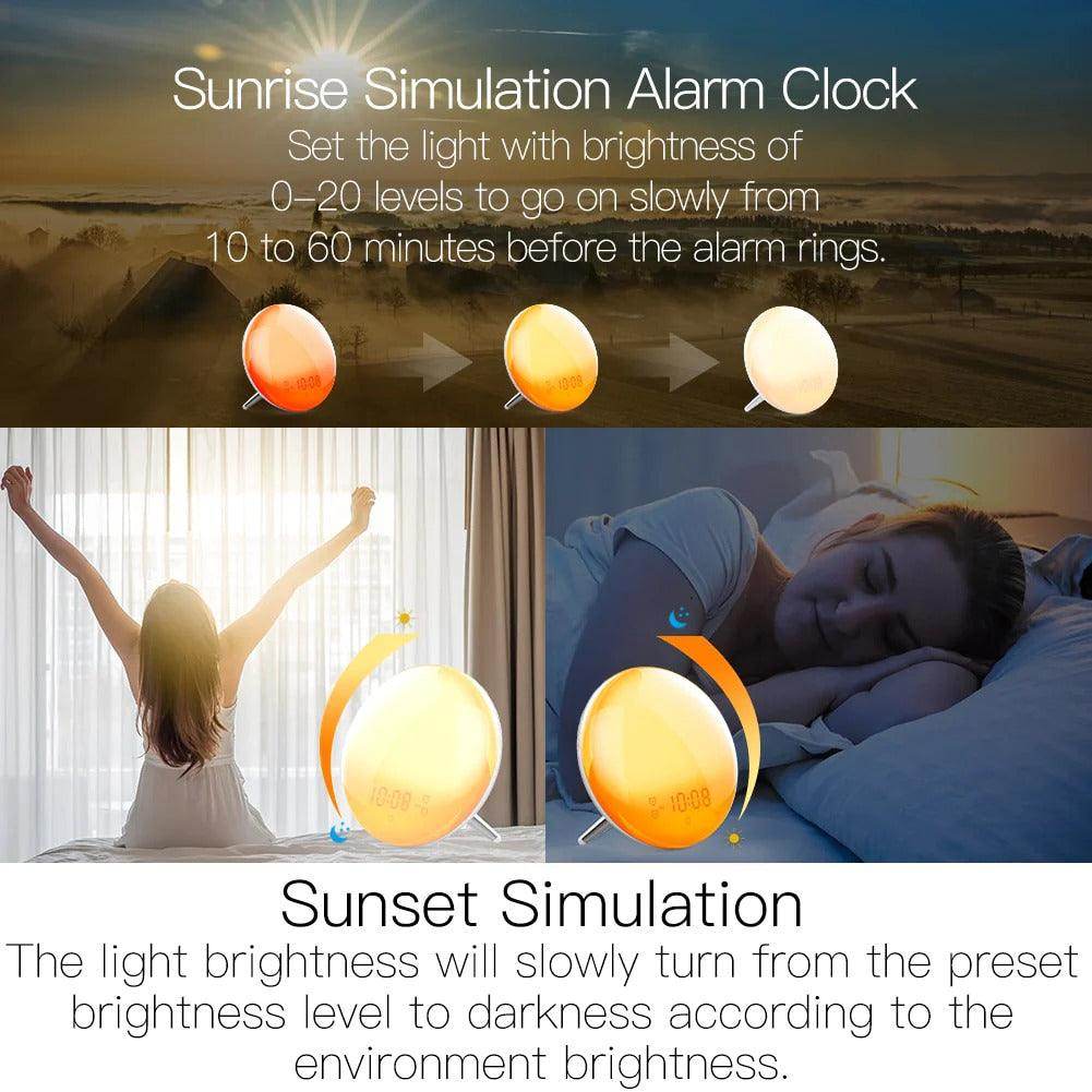 Wake Up Sunrise Simulation Alarm Clock SmartPursue™