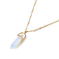 nowadaysfashion Crystals Necklace Bohemian Hexagon Opal Pendant Necklace