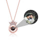 Round Crown Projection Necklace Pendant