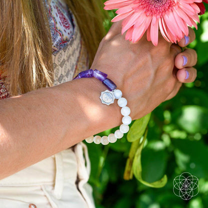 Pure Luck - Horseshoe Amethyst Bracelet Conscious Items
