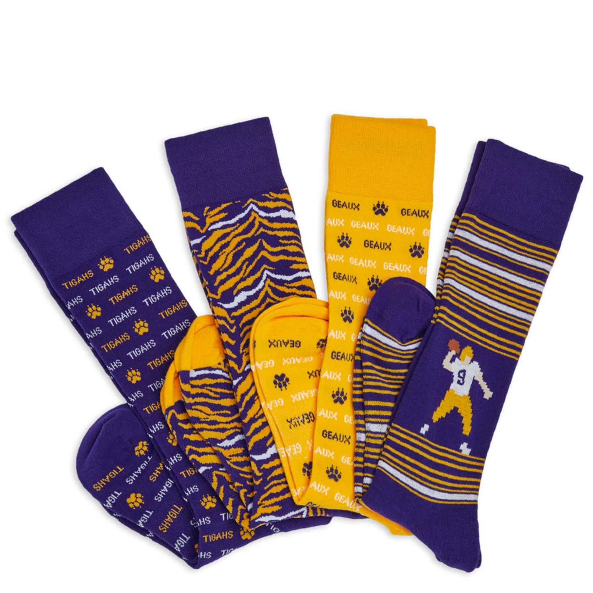 Purple and Gold - 4 -Pack - Home DeadSoxy