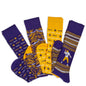 Purple and Gold - 4 -Pack - Home DeadSoxy