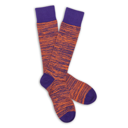 Purple / Orange Marl Dress Socks DeadSoxy