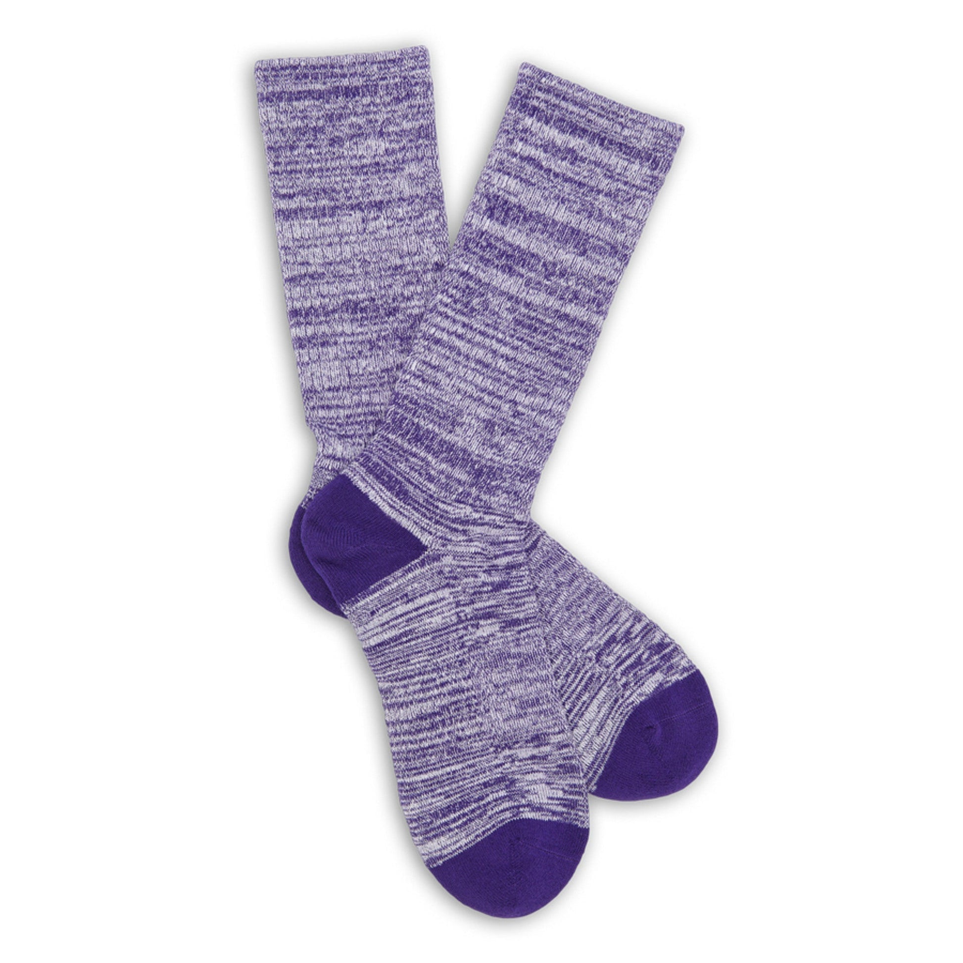 Purple / White Marl Casual Socks DeadSoxy