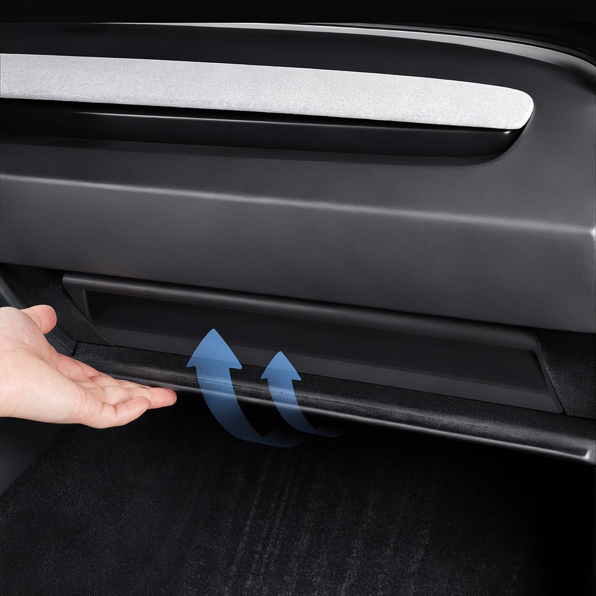 Push-Pull Glovebox Storage Case for Tesla Model 3 Highland / Model Y Juniper / YL (LHD) Tesery Official Store