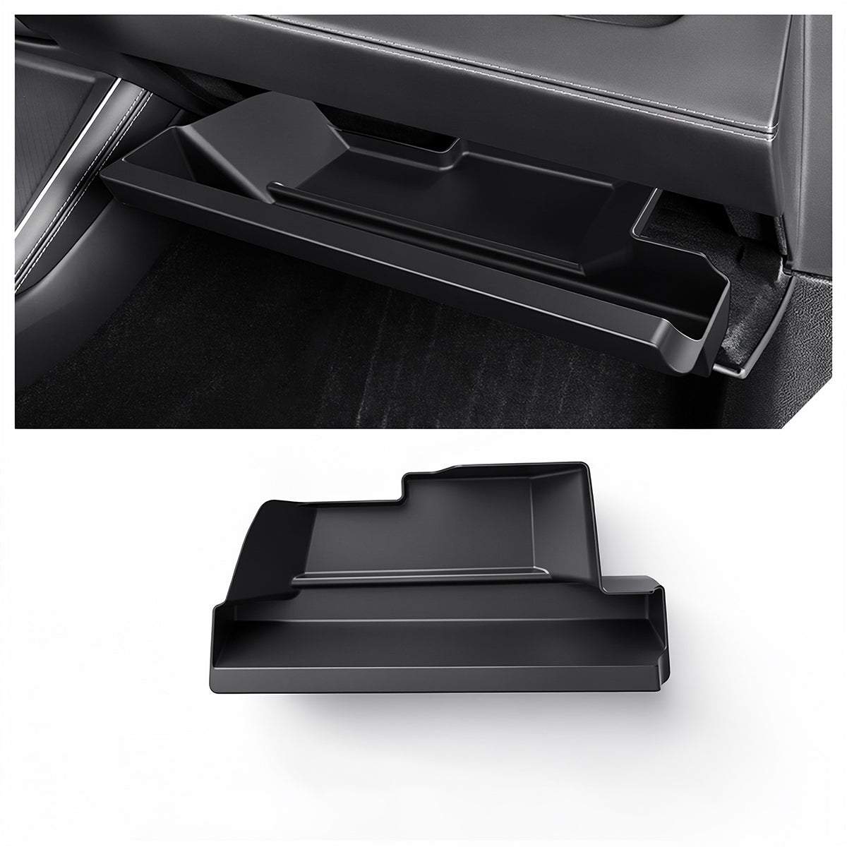Push-Pull Glovebox Storage Case for Tesla Model 3 Highland / Model Y Juniper / YL (LHD) Tesery Official Store